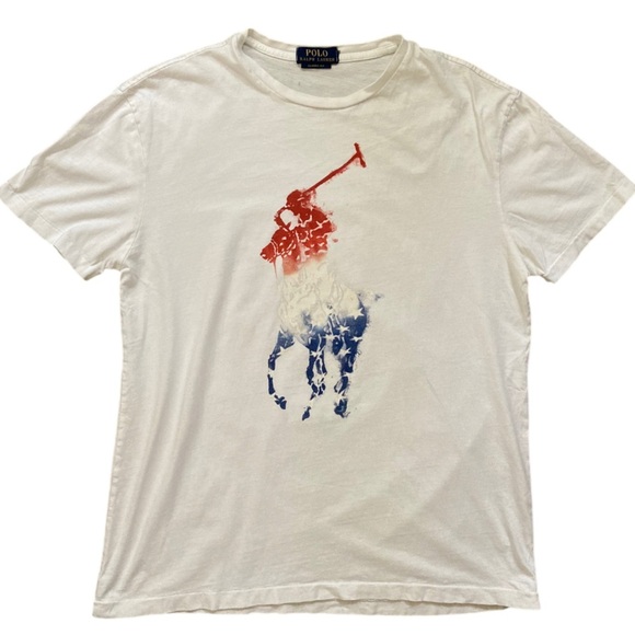 Polo Ralph Lauren Big Pony Short Sleeve Classic Fit T-Shirt Men's Tee Shirt - Picture 7 of 9